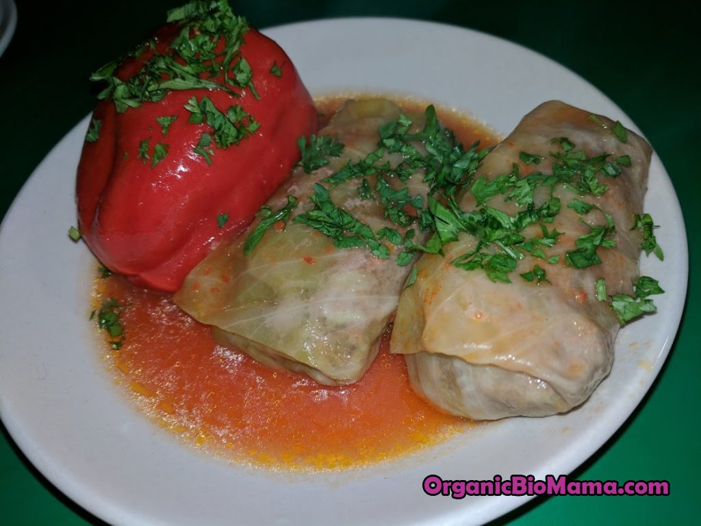 Cabbage Rolls and Stuffed Sweet Peppers