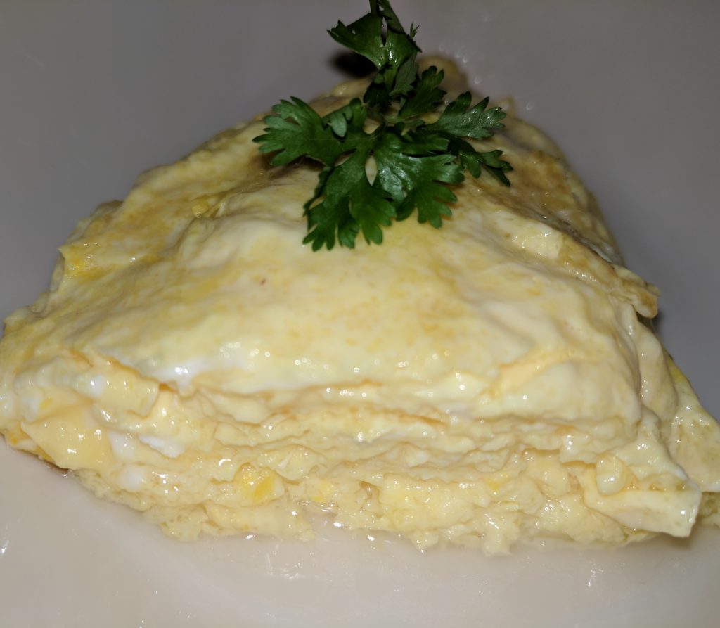 soft eggs omelet
