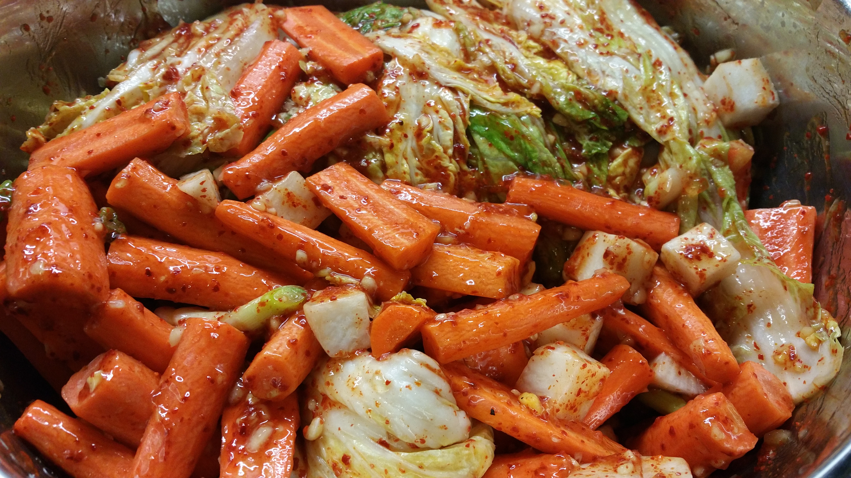 Korean Kimchi & Fermented Carrot Sticks