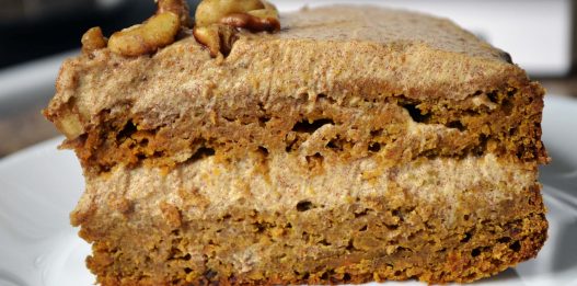 Healthy Date-sweetened CARROT CAKE, which tastes AMAZING! (No Sugar added)