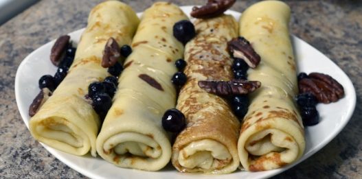 Fast Breakfast Crepes – Easy and super fast method (Быстрые блинчики)