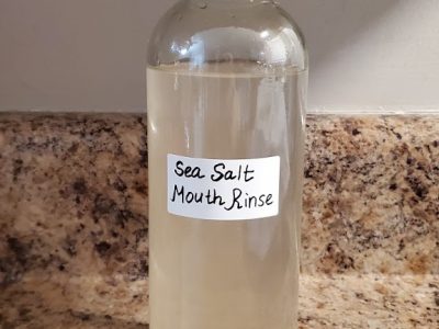 How to make mouthwash at home - Sea salt mouthwash recipe